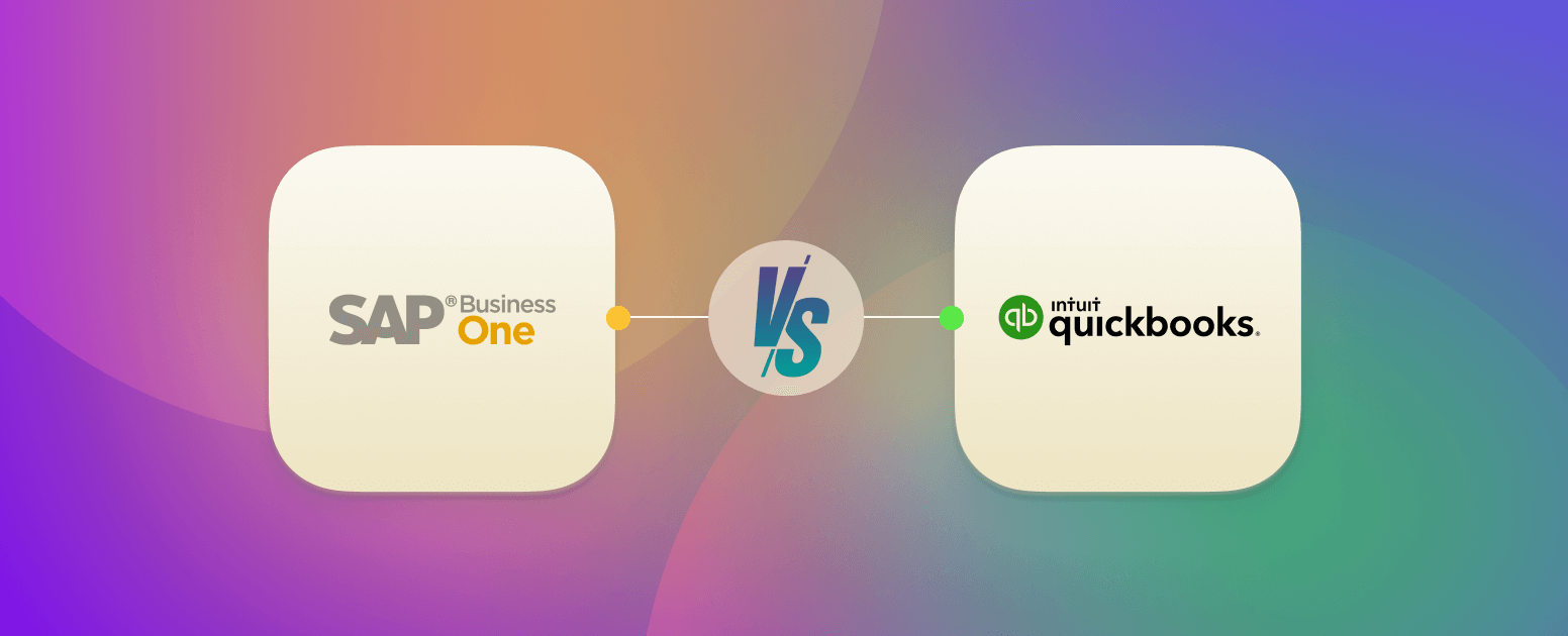 SAP Business One vs Quickbooks