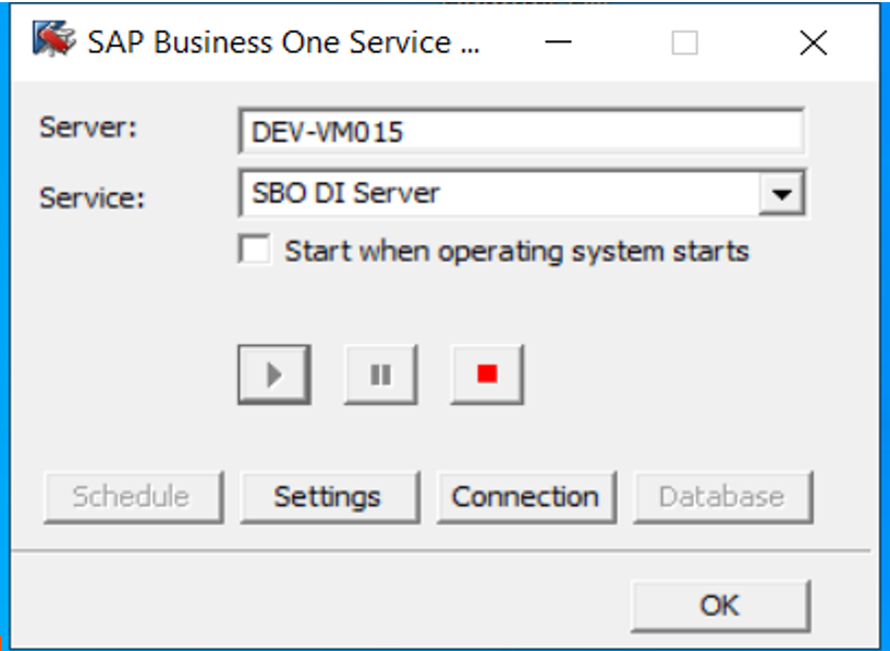 SAP-Business-One-DI-Server-Service-Manager