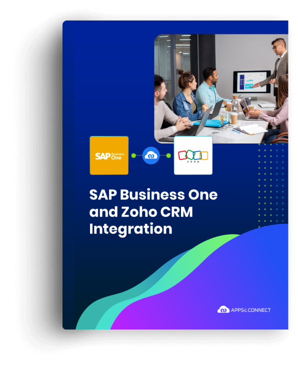 sap business one-Zoho CRM-integration brochure cover