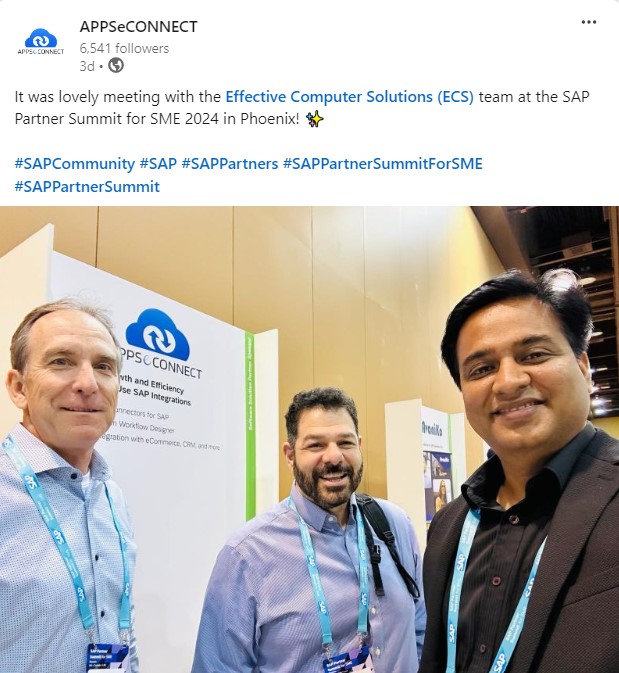 appseconnect-with-ecs-at-sap-partner-summit-2024