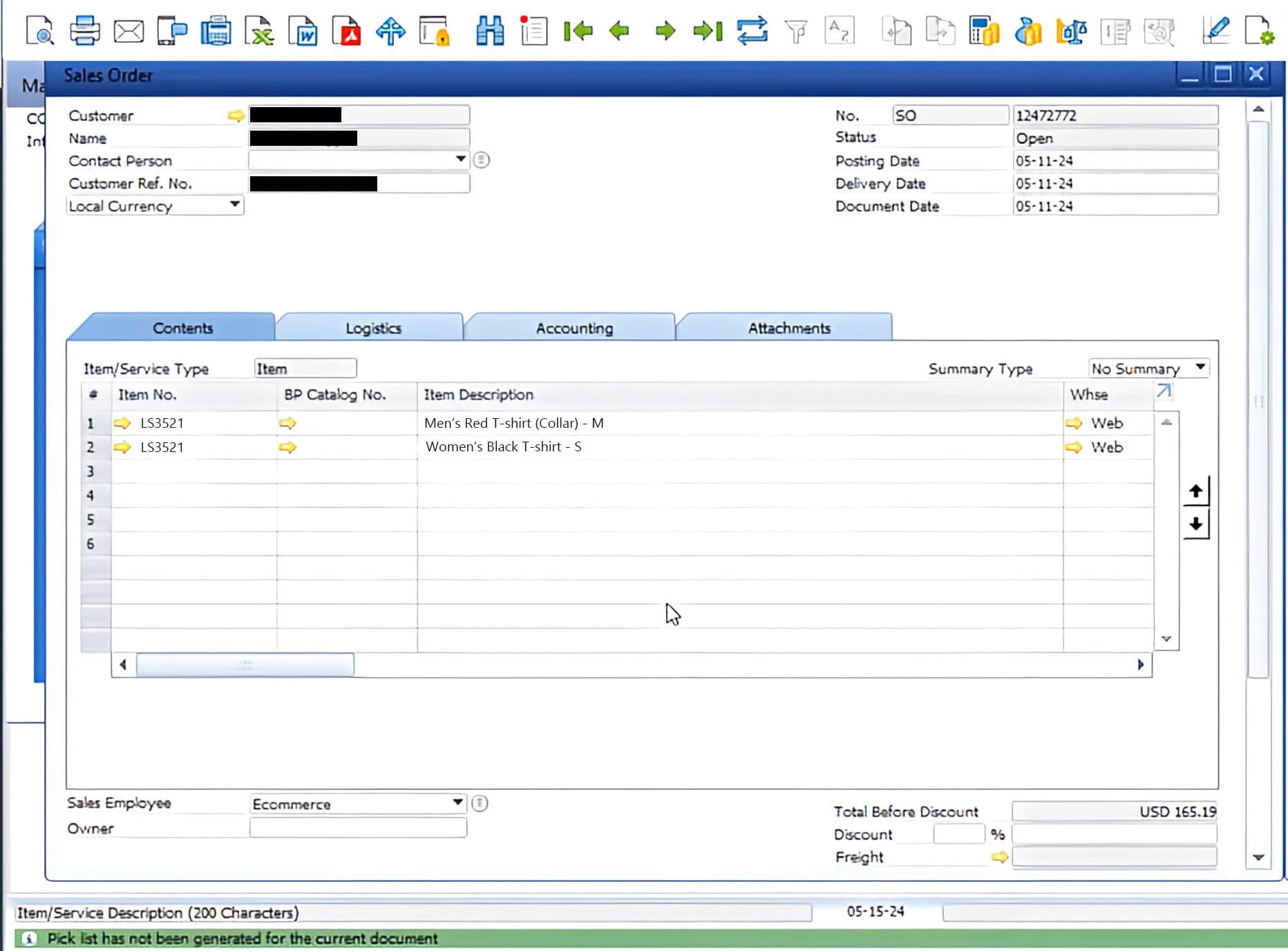 Bin-location-in-sales-order-document-SAP-Business-One