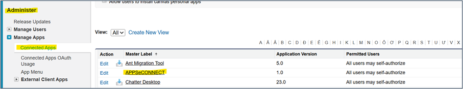 connected-app-in-salesforce-administer-section