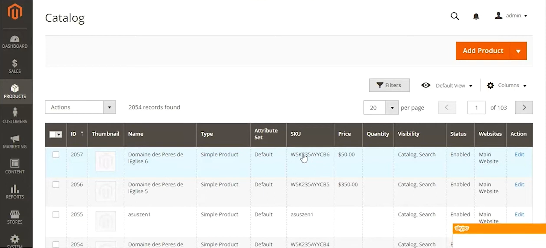 adobe commerce magento dashboard