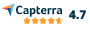 Capterra 4.7 rating
