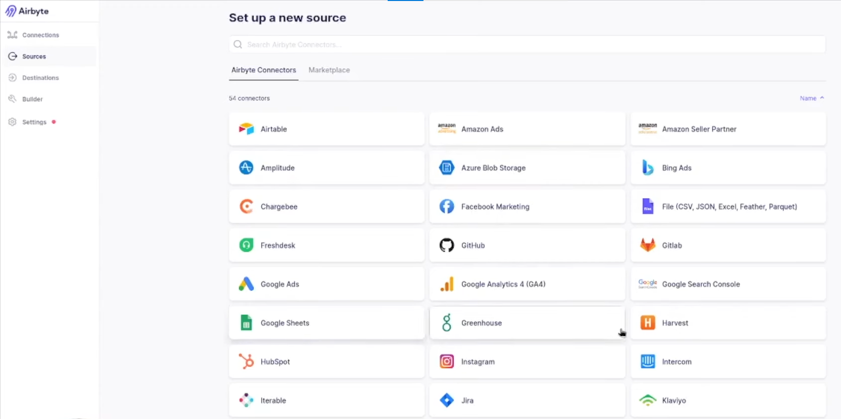 Airbyte platform