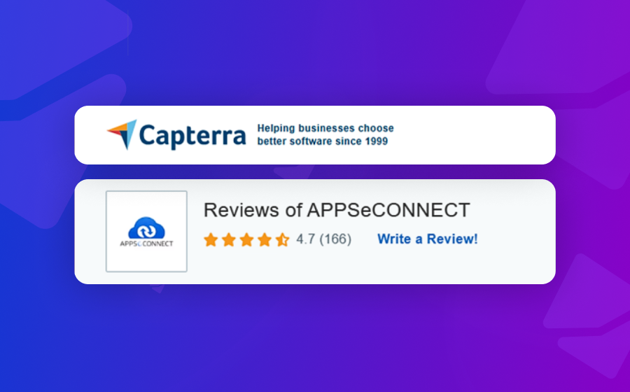 APPSeCONNECT rating on Capterra