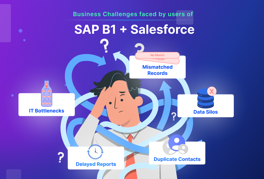 Business Challenges faced by users of SAP B1 Salesforce Users