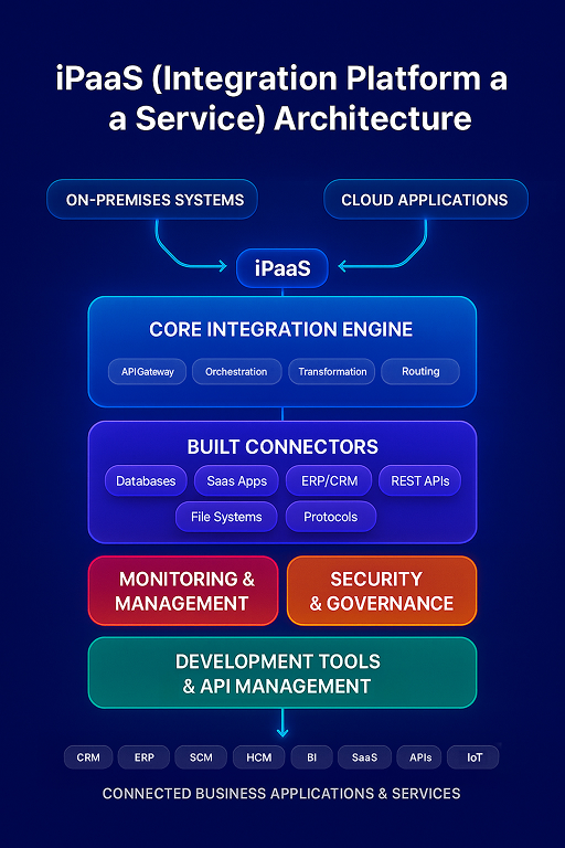 Diagrammatic representation of iPaaS