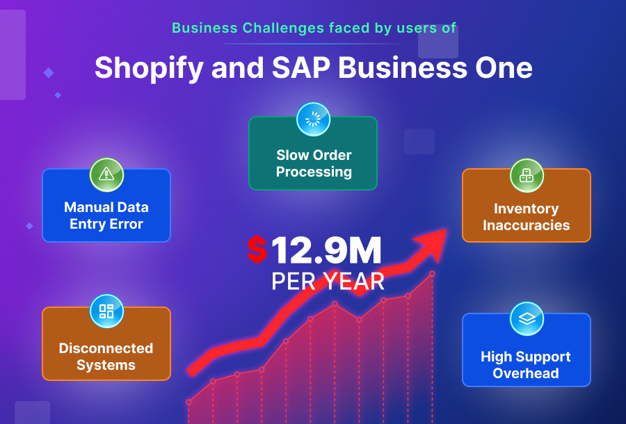 business challenges do Shopify and SAP Business One users face