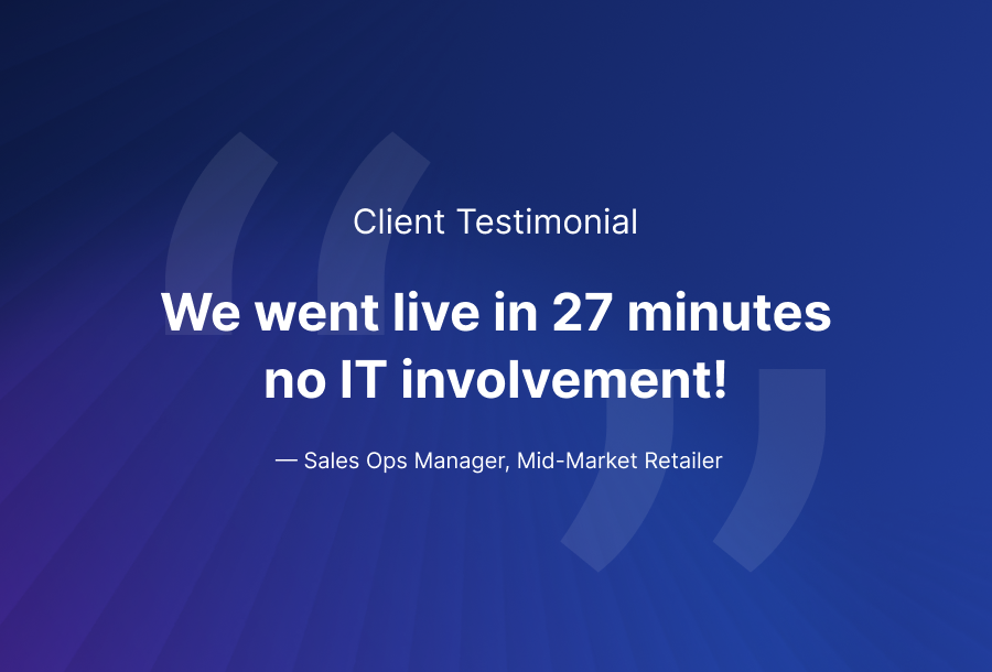 client testimonial