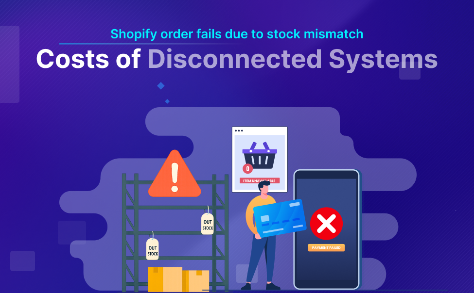 Shopify order fails due to stock mismatch