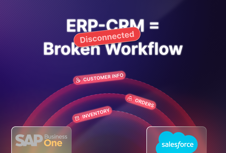SAP Salesforce disconnected workflow problems