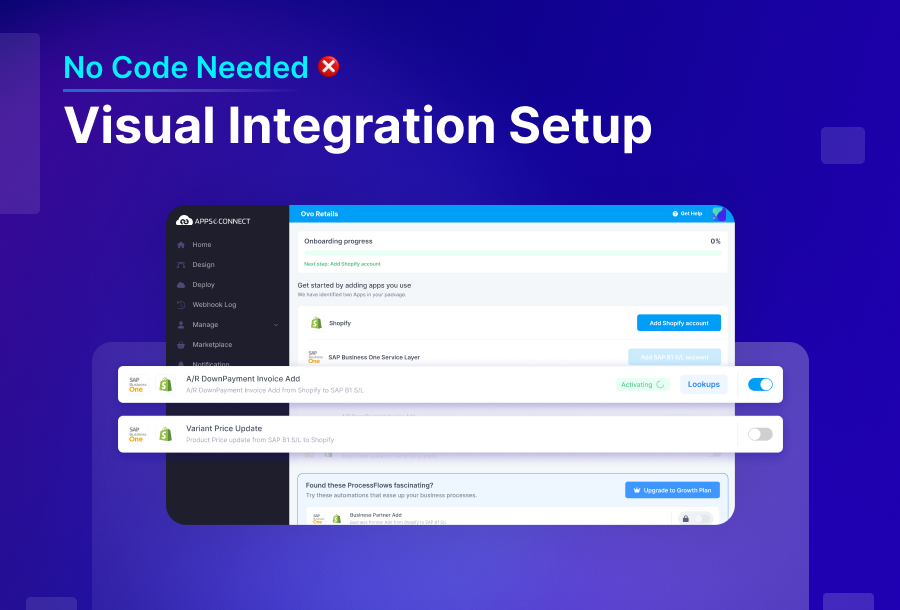 Visual Self-Onboarding Wizard