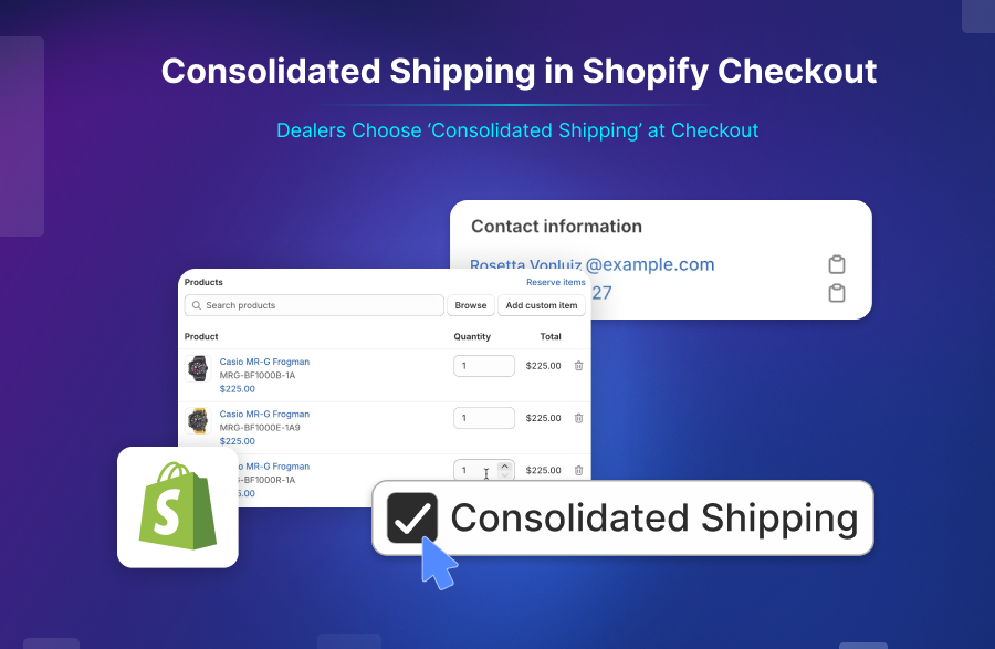 Shopify Plus consolidated shipping integration