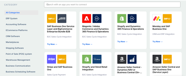 All integration categories