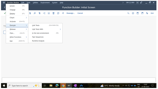 Step 1: Define The Function Modules In The Sequence