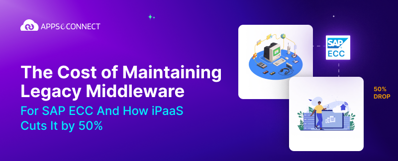 The Cost of Maintaining Legacy Middleware for SAP ECC and How iPaaS Cuts It by 50%