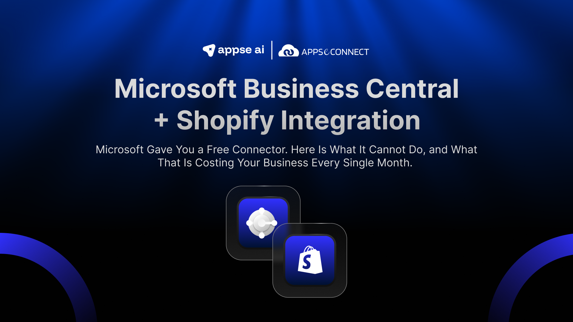 Business Central Shopify integration data flow