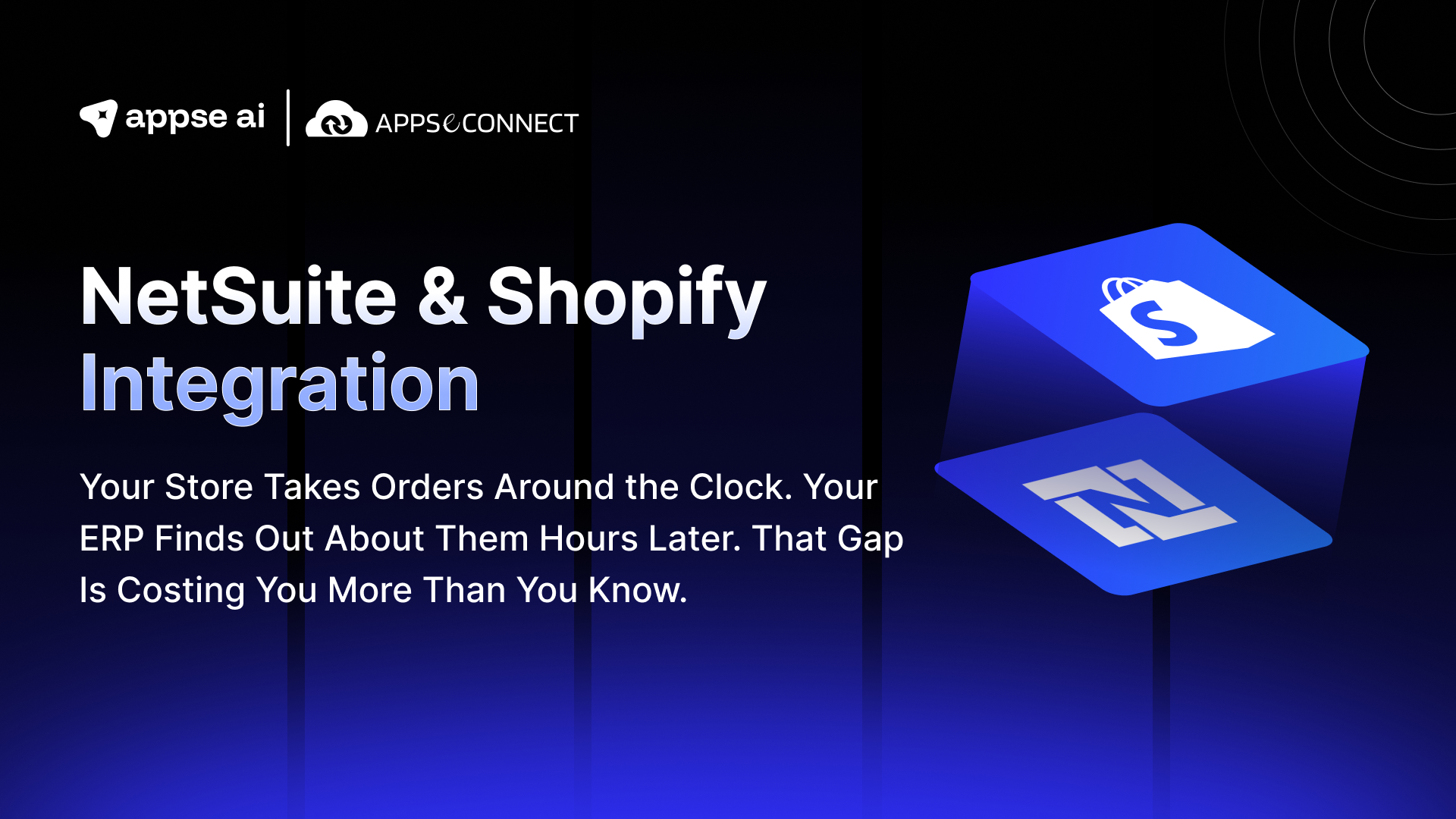 NetSuite Shopify integration data flow diagram