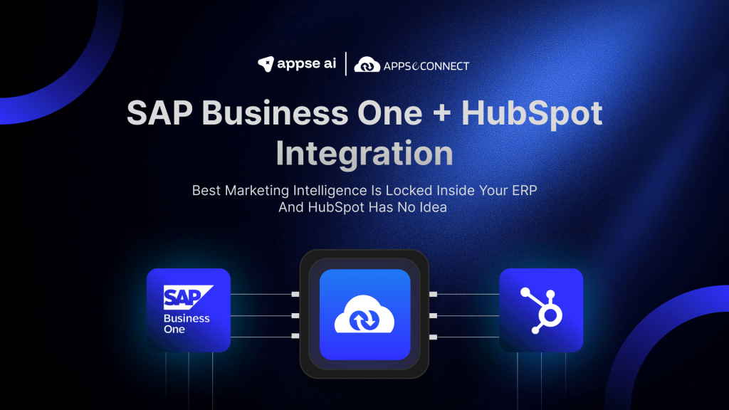 SAP Business One HubSpot integration data flow