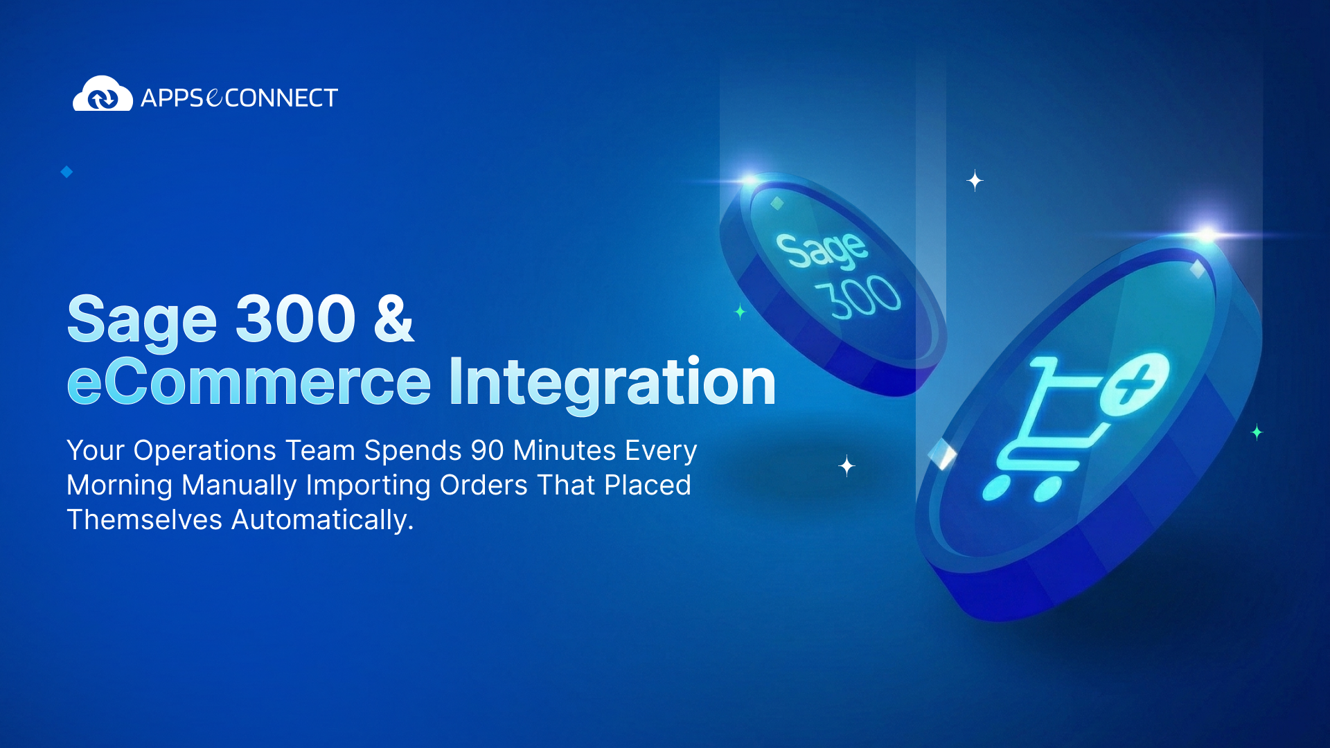 Sage 300 eCommerce integration data flow diagram