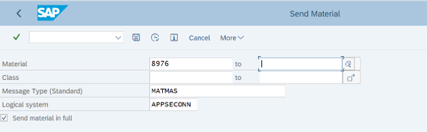 SAP S4HANA Shopify product sync using APPSeCONNECT BD10 MATMAS IDoc trigger
